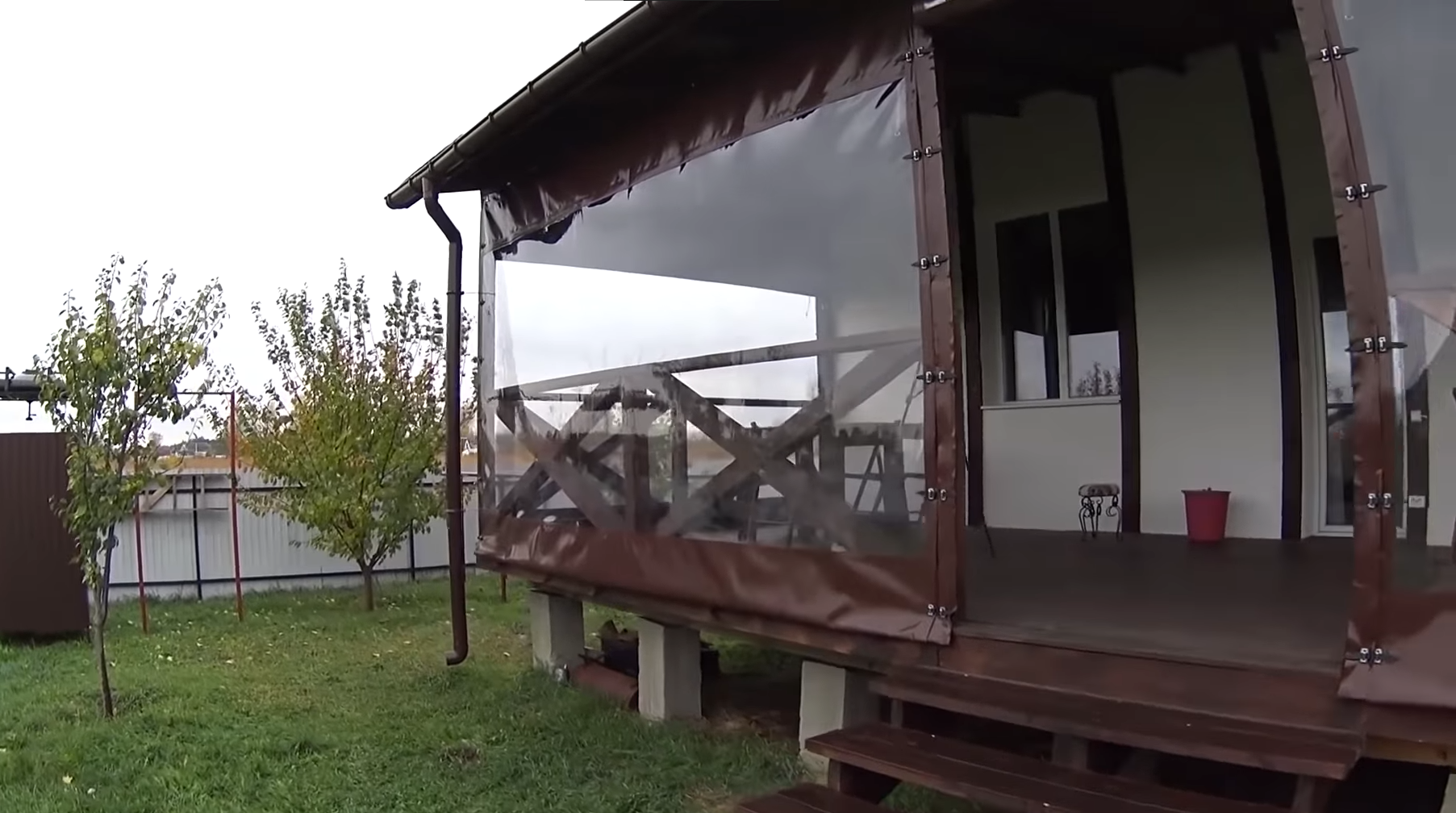 Мягкие окна для террасы